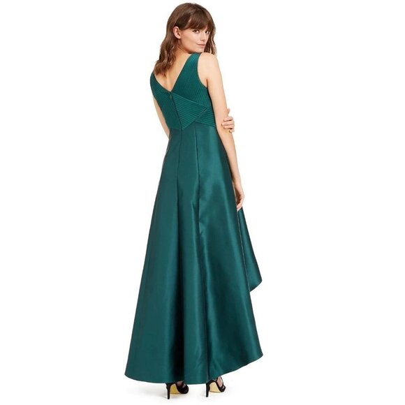 Adrianna Papell Emerald High-Low Dress - Picture 4 of 16